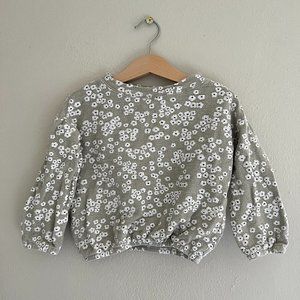 Rylee + Cru floral sweatshirt